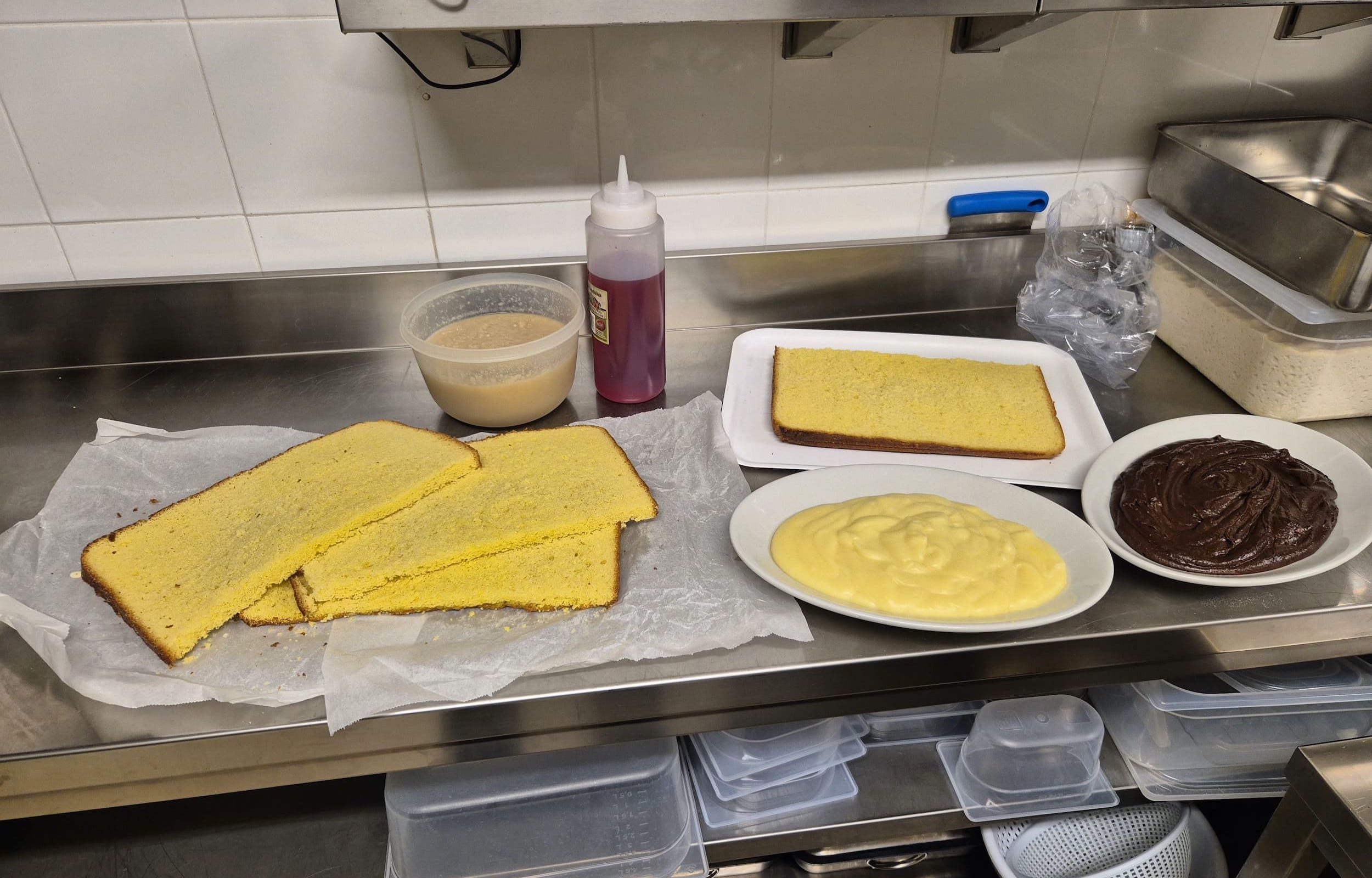 Dolci in preparazione